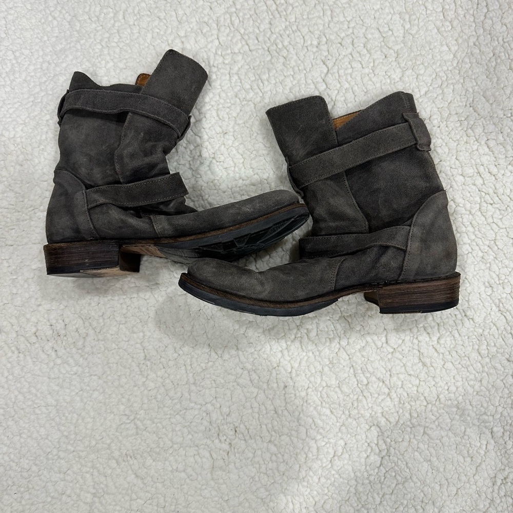 Fiorentini + Baker Eternity 713 Distressed Suede Boots 7-fits like 8.5! - Picture 3 of 7